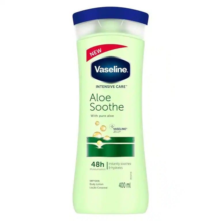 لوسیون بدن وازلین آلوئه ورا مدل aloe soothe intensive care