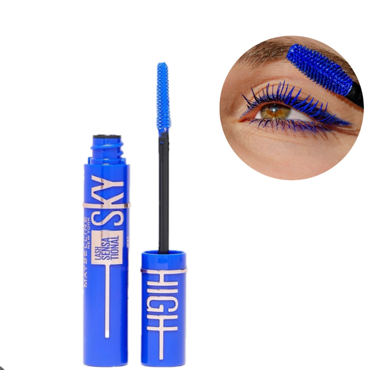 ریمل آبی sky high_maybelline🦋🐬💙