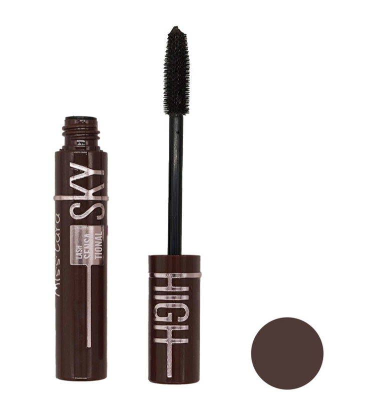 ریمل قهوه ای sky high _maybelline🥮🤎