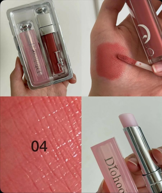 پک دو عددی بالم و لیپگلاس دیور👄🎀