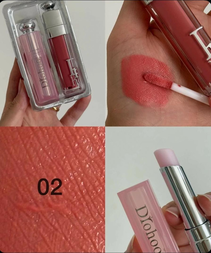 پک دو عددی بالم و لیپگلاس دیور👄🎀