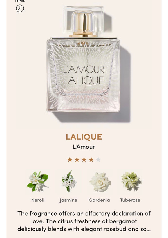 ادکلن لالیک لامو Lalique L’Amore ۳۰ میل