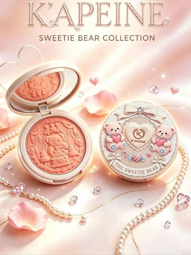 رژگونه دوپ فلاور نوز کاپین🧸🌸🥨